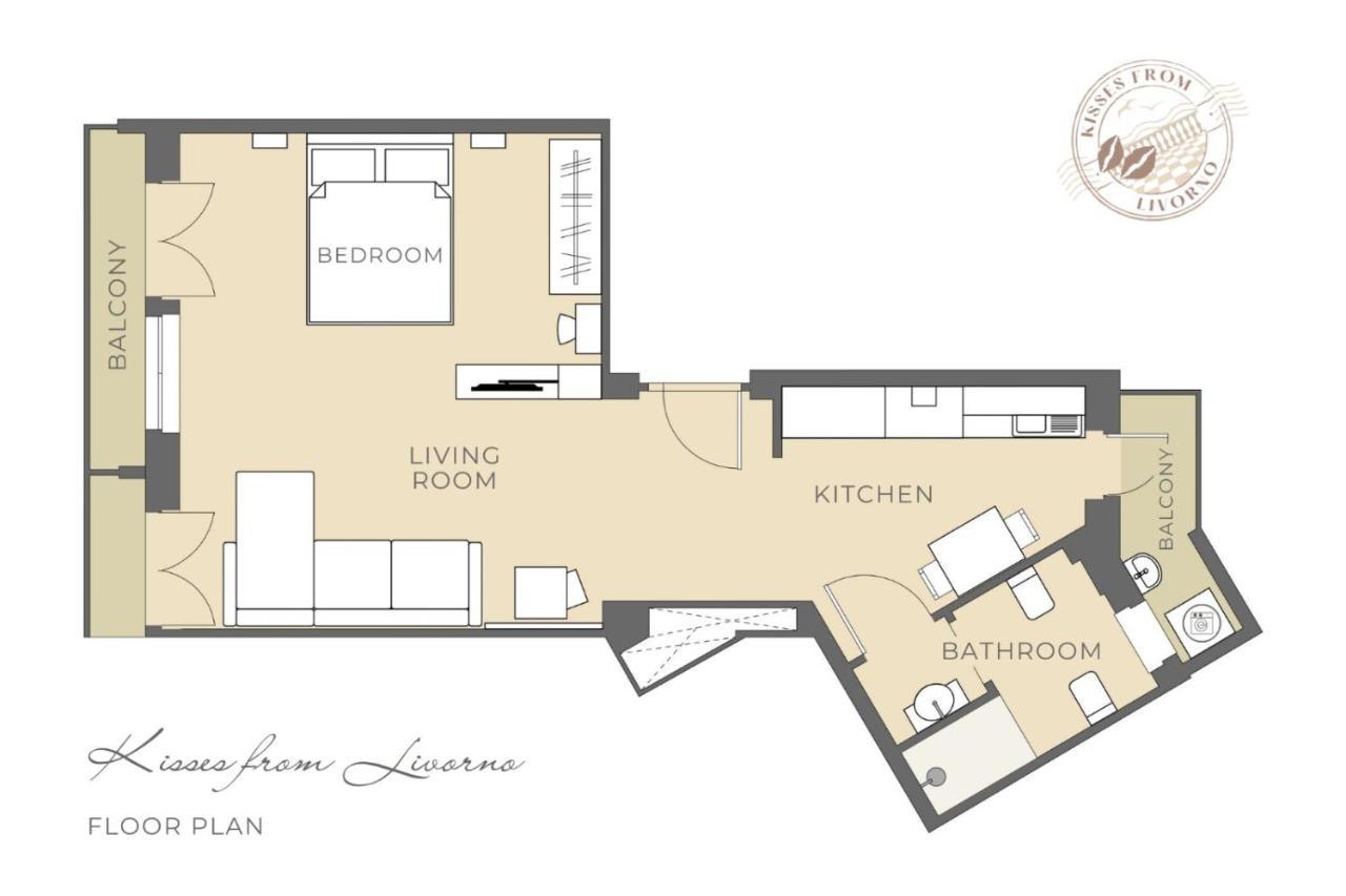 Kisses From Livorno Open Space Apartment - No Pets Allowed Extérieur photo